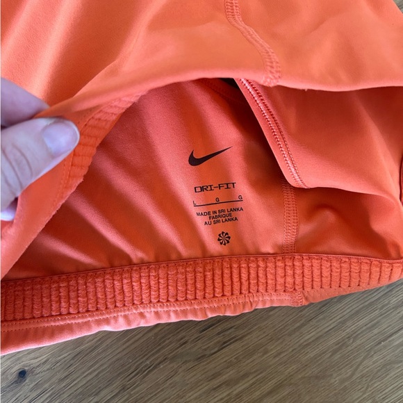 Nike JORDAN Jumpman Sports Bra In Orange/ Blue Lagoon Size Large - Picture 6 of 6